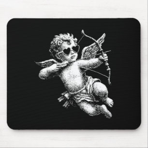 Cherub Engel Knuddler Vintage Ästhetik Valentinsta Mousepad