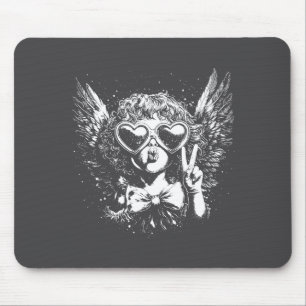 Cherub Engel Kose Vintage Ästhetik Valentinstag Mousepad