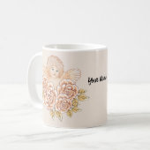 Cherub Engel Tasse (Vorderseite Links)