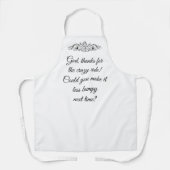 Cherub Gott, danke für die verrückte Fahrt! Schürze (Vorderseite)