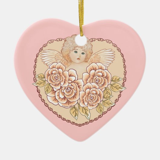 Cherub Heart Angel Ornament (Vorne)