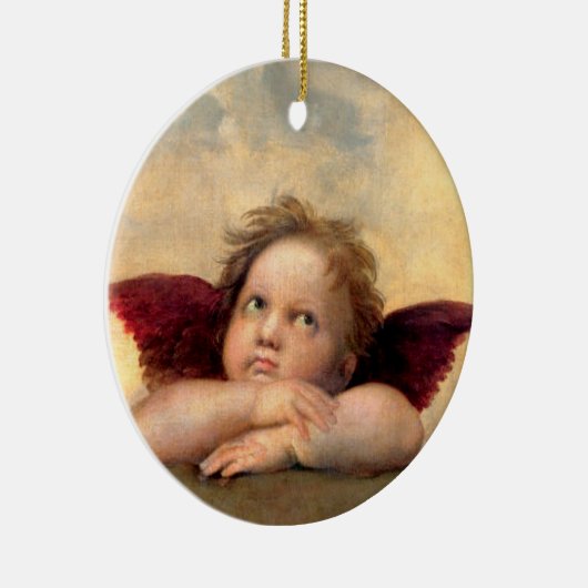 Cherub Keramik Ornament (Rechts)