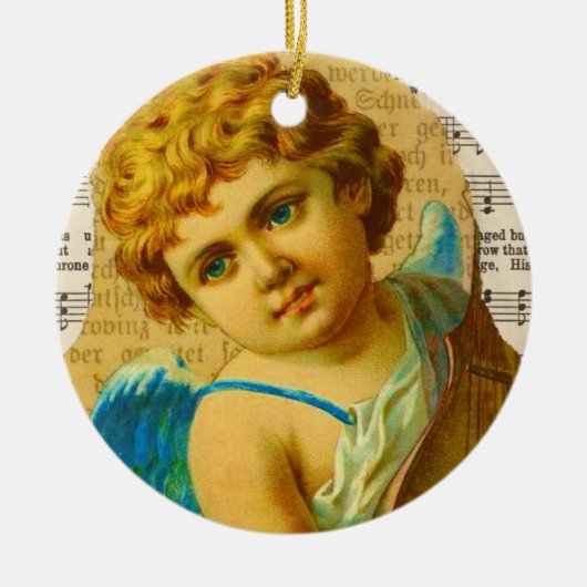 Cherub Keramikornament (Vorne)