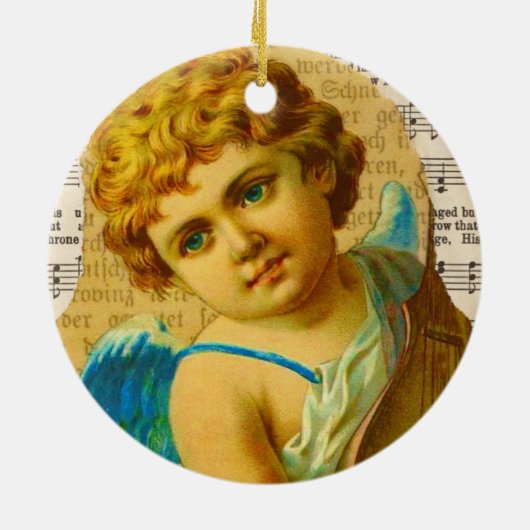 Cherub Keramikornament (Hinten)
