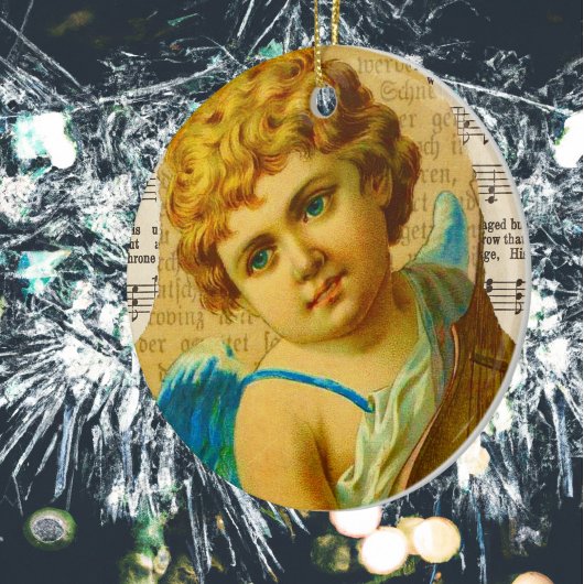 Cherub Keramikornament