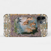 Cherub-Liebe über das City Monogramm Case-Mate iPhone Hülle (Rückseite (Horizontal))