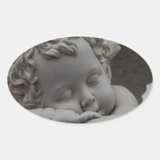 Cherub Ovaler Aufkleber