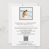 *~* Cherub QR FOTO AR6 UAWG Viktorianische Hochzei Einladung (Rückseite)