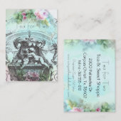 Cherub-Rokoko aus dem 18. Jahrhundert Visitenkarte (Vorne/Hinten)