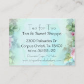 Cherub-Rokoko aus dem 18. Jahrhundert Visitenkarte (Rückseite)