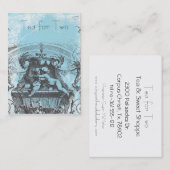 Cherub-Rokoko aus dem 18. Jahrhundert Visitenkarte (Vorne/Hinten)