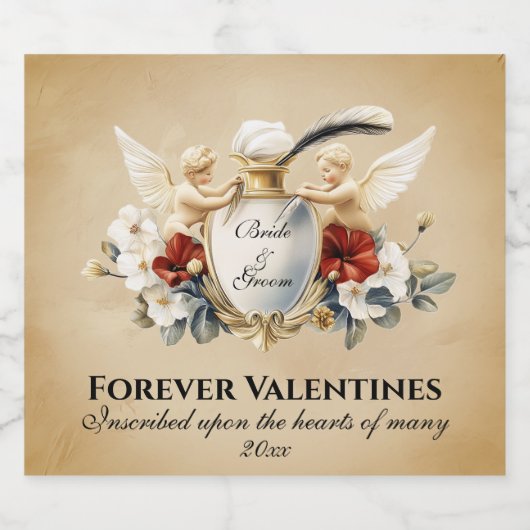 Cherub Schaumweinetikett (Einzelnes Label)