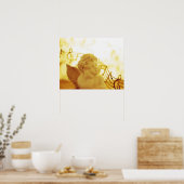 Cherub-Statue Poster (Küche)