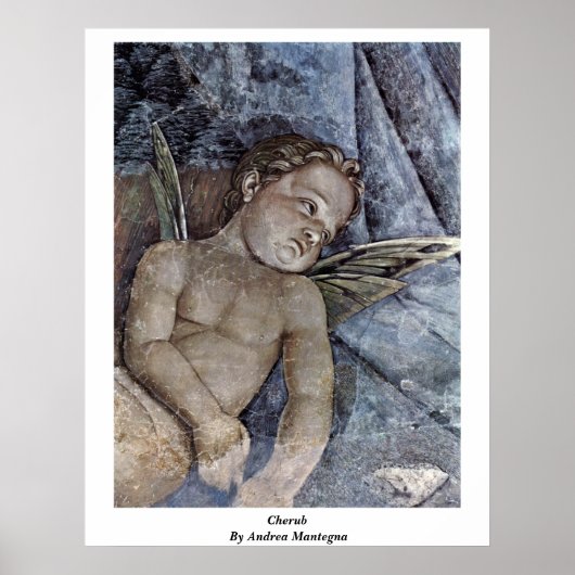 Cherub von Andrea Mantegna Poster (Vorne)