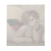 Cherub von Sistine Madonna nach Raphael Notizblock (Vorderseite)