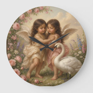Cherub-Wanduhr Große Wanduhr