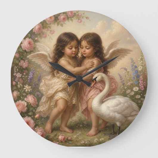Cherub-Wanduhr  Große Wanduhr (Vorderseite)