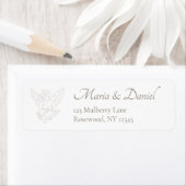 Cherub Wedding Return Address Label (Insitu)