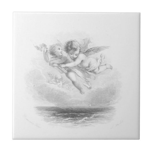 Cherubim Fliese (Vorderseite)