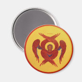 Cherubim-Magnetorthodokone Magnet (Vorderseite/Rückseite)