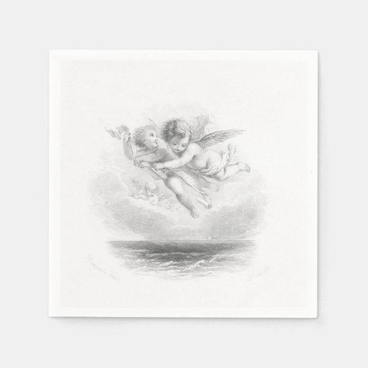 Cherubim Serviette (Vorderseite)