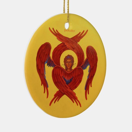 Cherubim und Seraphim-orthodoxe Ikonen-Verzierung Keramikornament (Rechts)