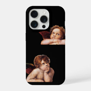 Cherubinen, geflügelte Engel Gemälde von Raffael iPhone 15 Pro Hülle