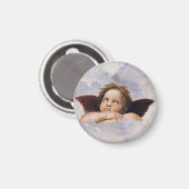 Cherubinen, geflügelte Engel Gemälde von Raffael Magnet (Vorderseite/Rückseite)