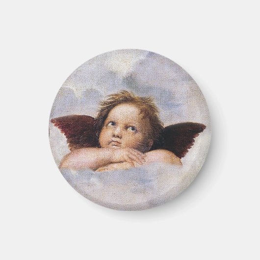 Cherubinen, geflügelte Engel Gemälde von Raffael Magnet (Vorne)
