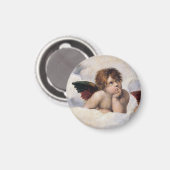 Cherubinen, geflügelte Engel Gemälde von Raffael Magnet (Vorderseite/Rückseite)