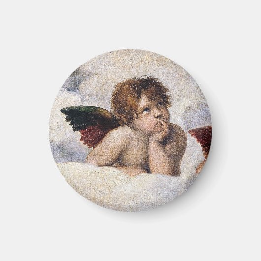 Cherubinen, geflügelte Engel Gemälde von Raffael Magnet (Vorne)