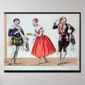 Cherubino, Fanchette und Figaro Poster (Vorne)