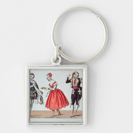 Cherubino, Fanchette und Figaro Schlüsselanhänger (Vorne)