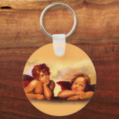 Cherubs, Engel, After Raphael: Original Artwork Schlüsselanhänger (Vorderseite)