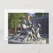 Cherubs Fountain Postkarte (Vorne/Hinten)