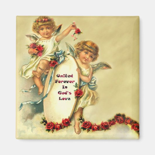 Cherubs Gottes Liebe Magnet (Vorne)