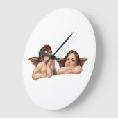 Cherubs Große Wanduhr (Winkel)