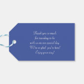 Cherubs Holding Heart Couple Cupids Initials Geschenkanhänger (Rückseite Horizontal)