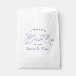 Cherubs Holding Heart Couple Cupids Initials Geschenktütchen