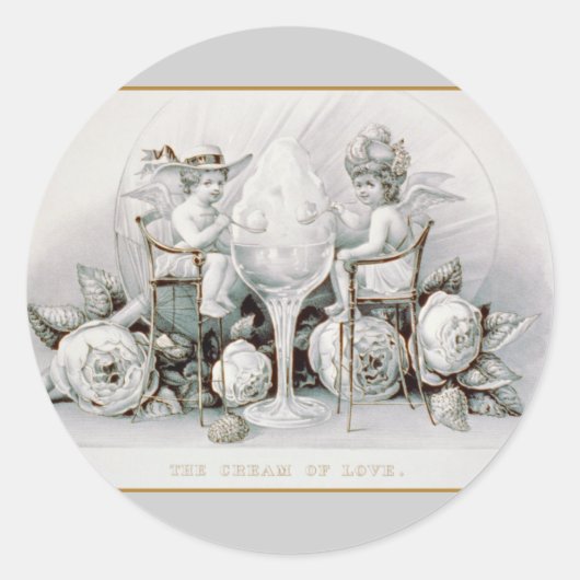 Cherubs & Ice Cream - Aufkleber (Vorderseite)