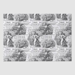 Cherubs in Love Romantic French Toile de Jouy Seidenpapier