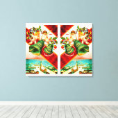 Cherubs klingeln Glocken Leinwand (Insitu (Holzboden))