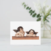 Cherubs nach Raphael (1890). Postkarte (Stehend Vorderseite)