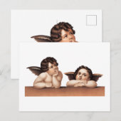 Cherubs nach Raphael (1890). Postkarte (Vorne/Hinten)