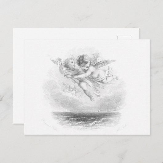 Cherubs Postkarte (Vorne/Hinten)