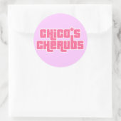 Cherubs-Sticker von Chico Runder Aufkleber (Tasche)