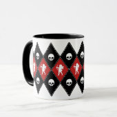Cherubs und Skulls Motif Tasse (Vorderseite Links)