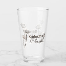 Chervil moderne Blume Tinte Kunst braun Gastgesche