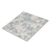 Chery blossom branches in blue and off white fliese (Seite)