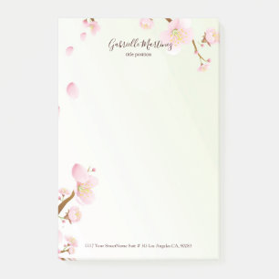 Chery Blütenuntergrund Post-it Klebezettel